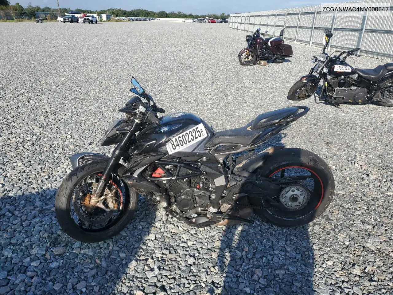 ZCGANWAC4NV000647 2022 M. V. Agusta Brutale Rr