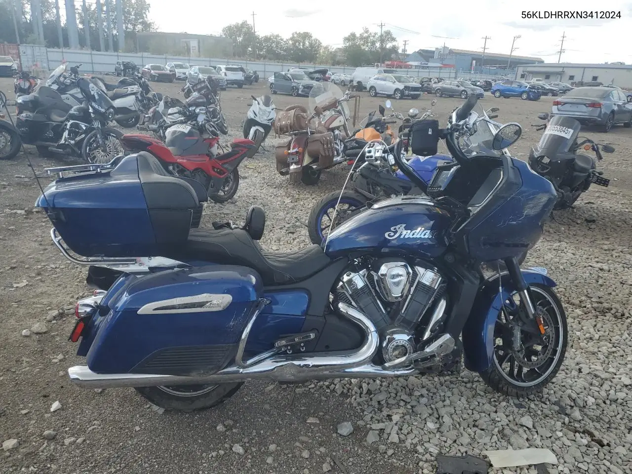 56KLDHRRXN3412024 2022 Indian Motorcycle Co. Pursuit Limited With Premium Package