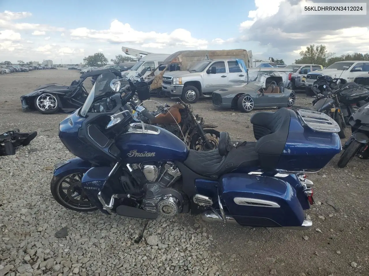 56KLDHRRXN3412024 2022 Indian Motorcycle Co. Pursuit Limited With Premium Package