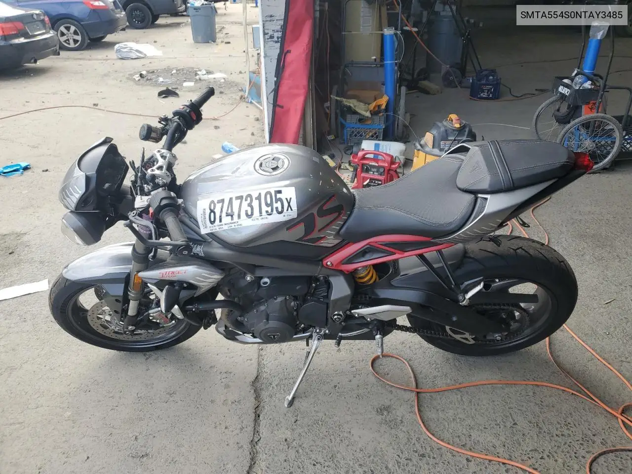 SMTA554S0NTAY3485 2022 Triumph Motorcycle Street Triple Rs