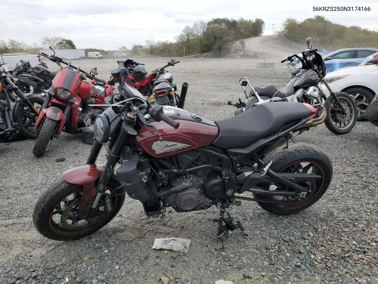 56KRZS250N3174166 2022 Indian Motorcycle Co. Ftr S