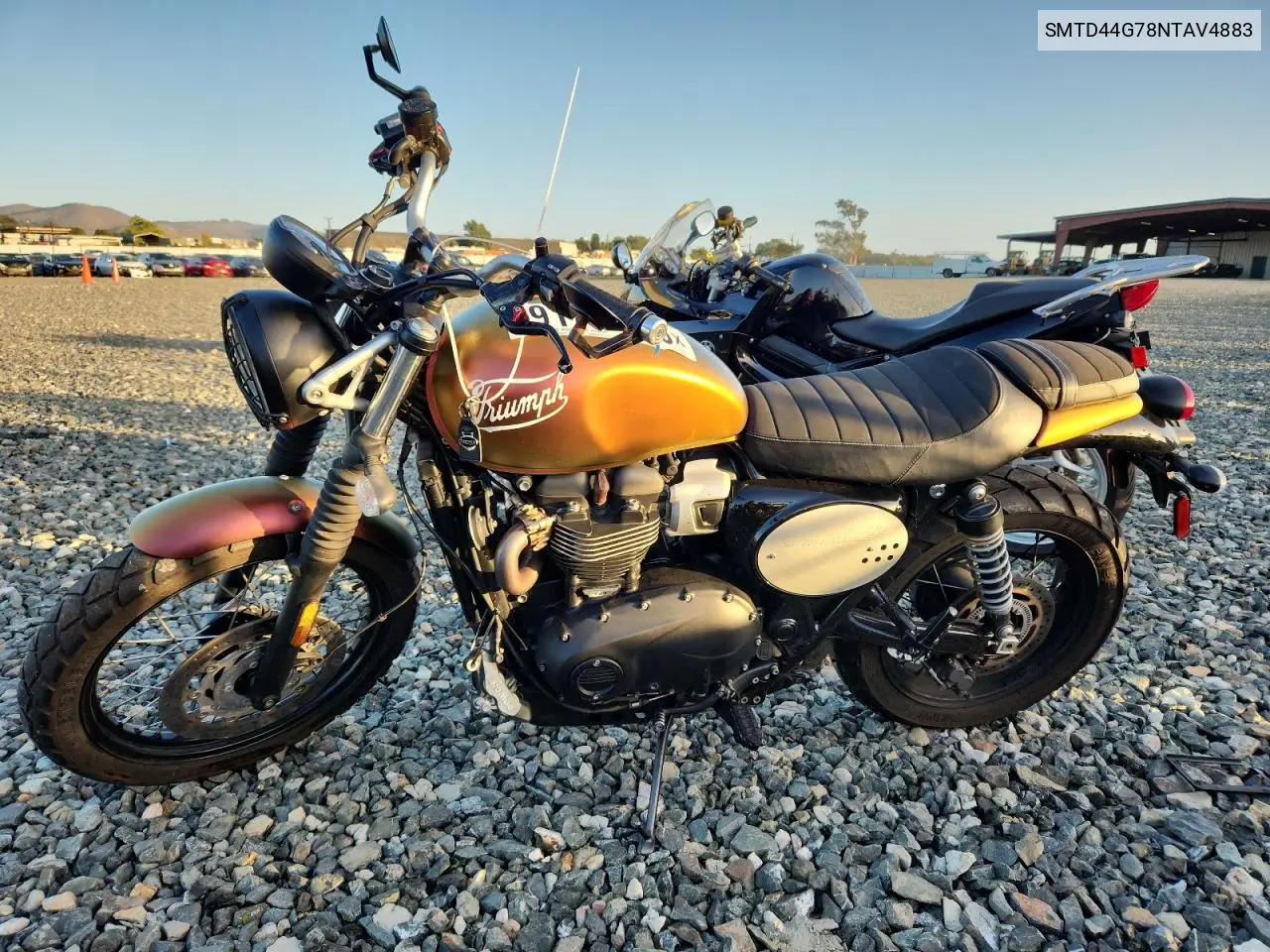 SMTD44G78NTAV4883 2022 Triumph Motorcycle Street Scrambler