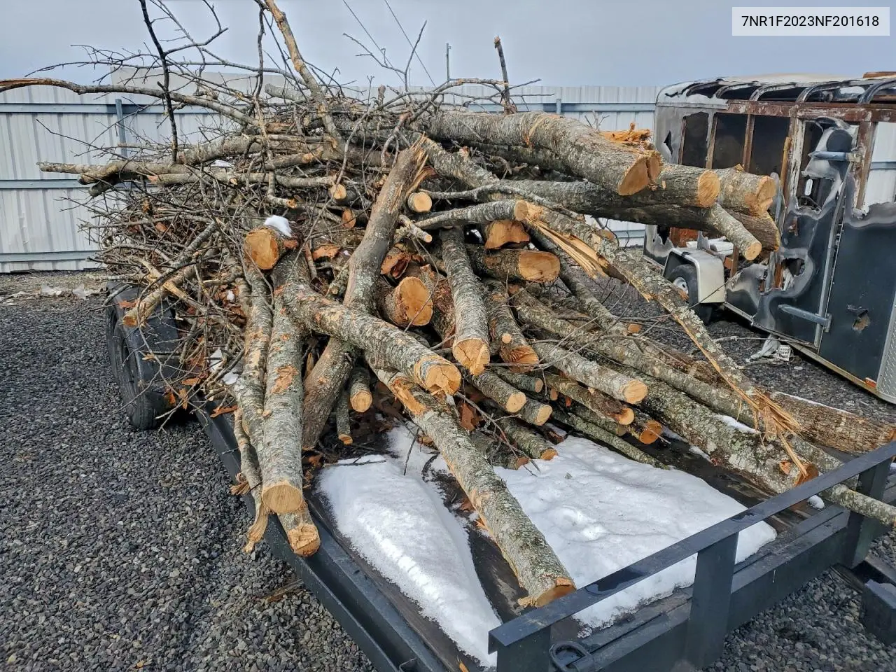 2022 Trai Flat Bed - Utility Trailer VIN: 7NR1F2023NF201618 Lot: 95641805