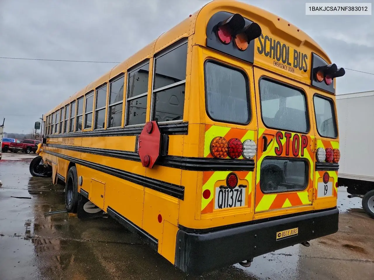 2022 Bluebird School Bus - Bus VIN: 1BAKJCSA7NF383012 Lot: 95961805