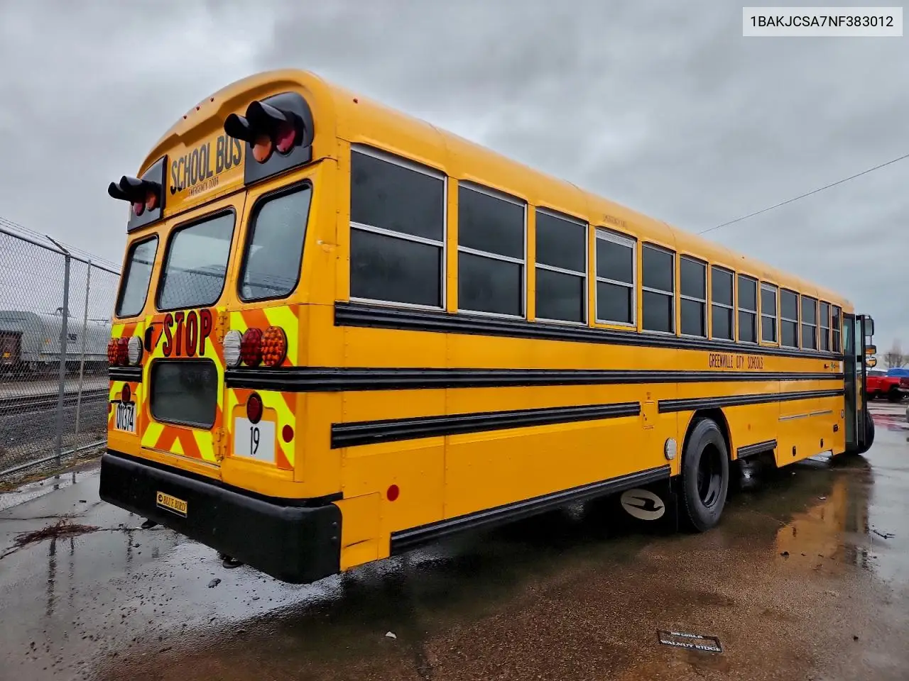 2022 Bluebird School Bus - Bus VIN: 1BAKJCSA7NF383012 Lot: 95961805