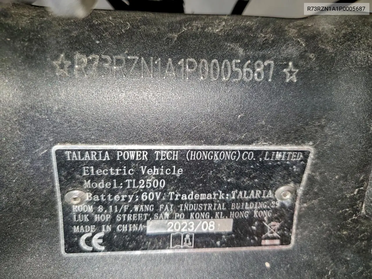 R73RZN1A1P0005687 2023 Talara Power Tech
