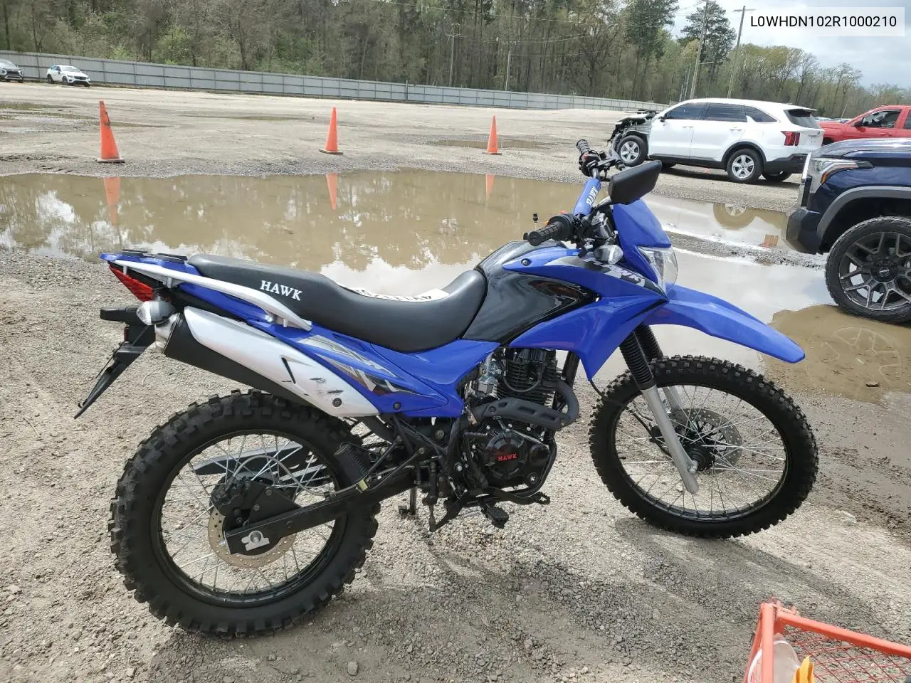 L0WHDN102R1000210 2024 Hawk Dirtbike