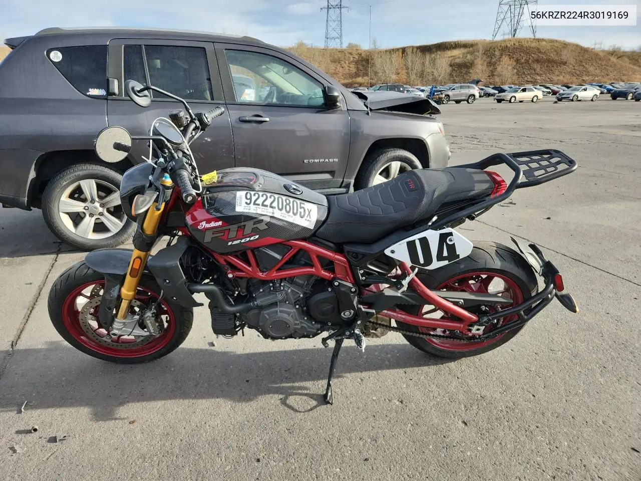 56KRZR224R3019169 2024 Indian Motorcycle Co. Ftr R Carbon