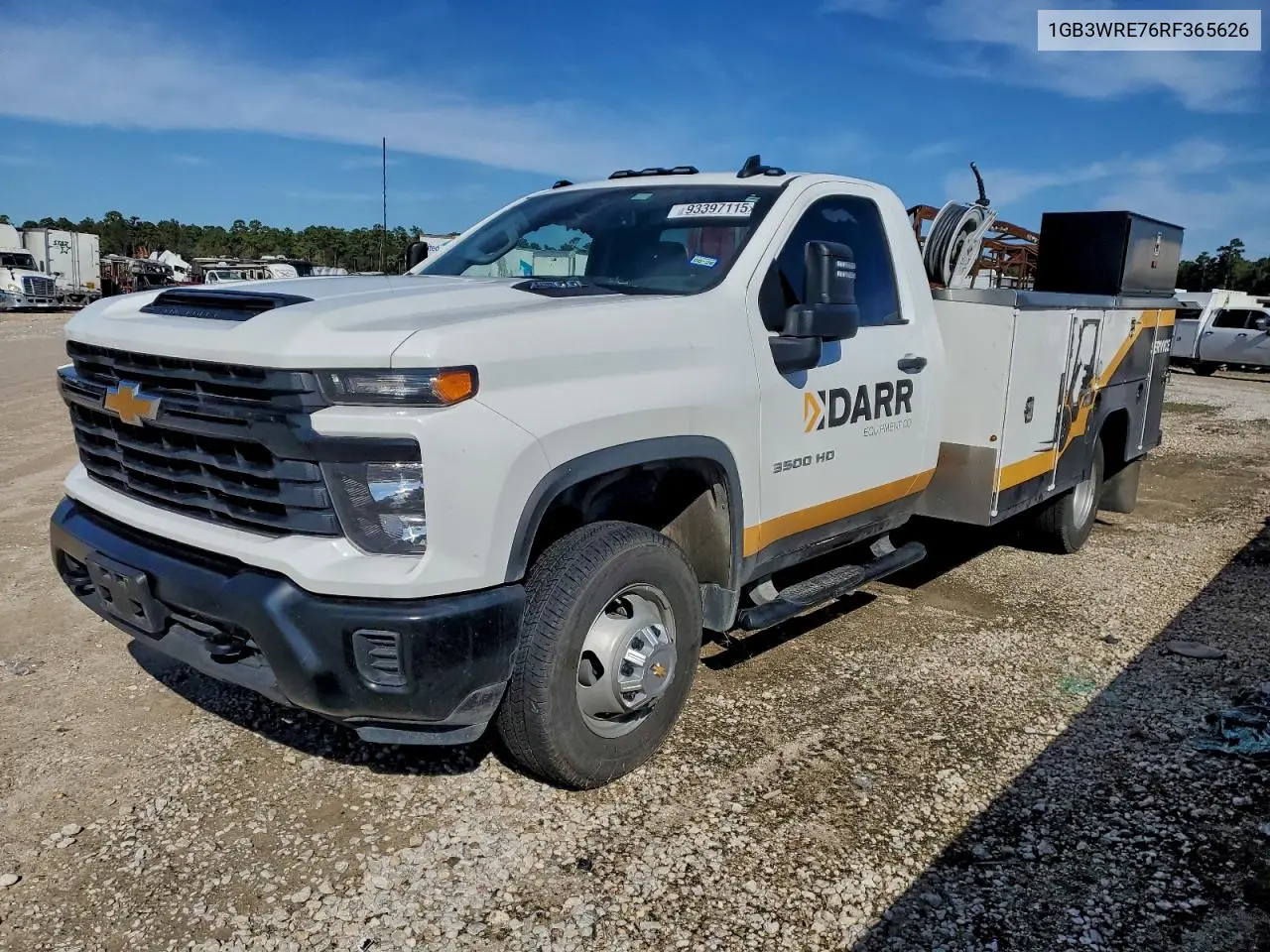 2024 Chevrolet Silverado 350 Utility / Service Truck VIN: 1GB3WRE76RF365626 Lot: 93397115