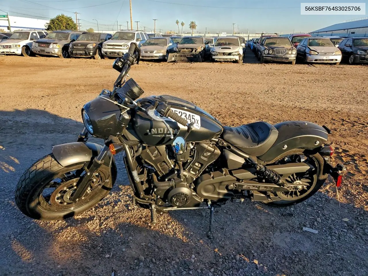 56KSBF764S3025706 2025 Indian Motorcycle Co. Scout Bobber Limited +Tech