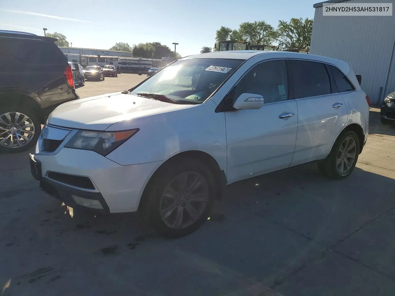 2010 Acura Mdx Advance VIN: 2HNYD2H53AH531817 Lot: 46350276