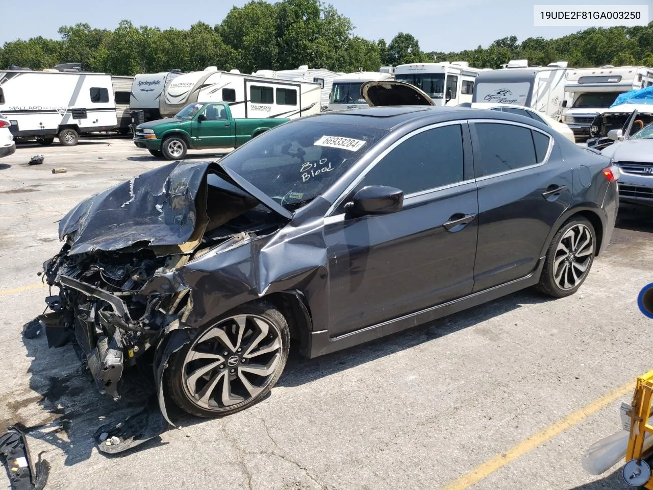 19UDE2F81GA003250 2016 Acura Ilx Premium