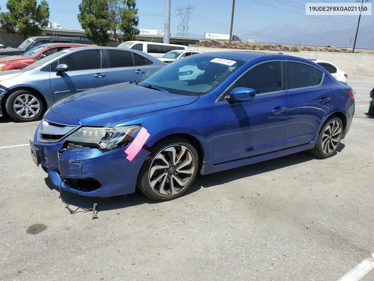 19UDE2F8XGA021150 2016 Acura Ilx Premium