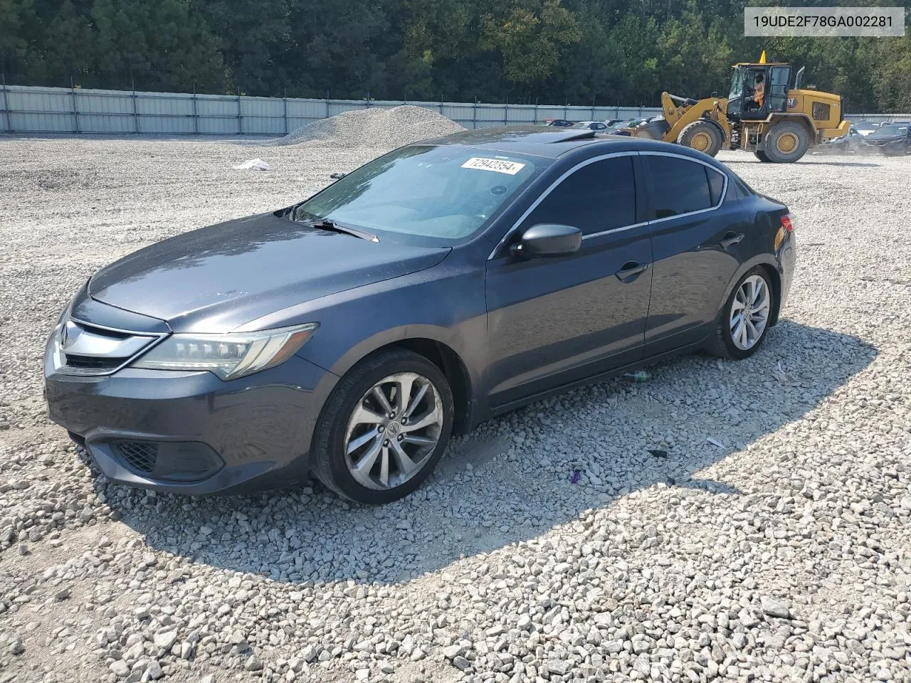 19UDE2F78GA002281 2016 Acura Ilx Premium