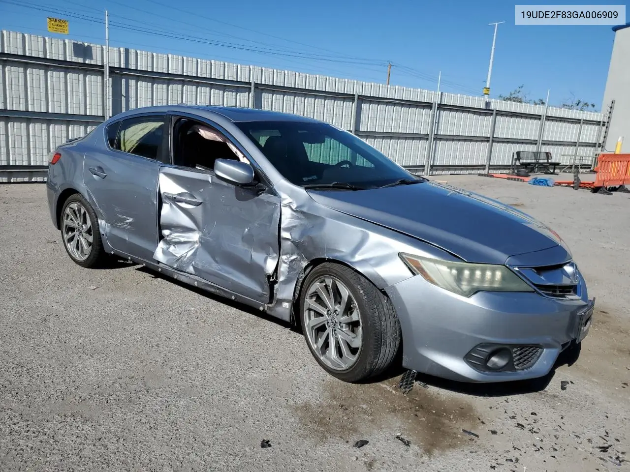 19UDE2F83GA006909 2016 Acura Ilx Premium