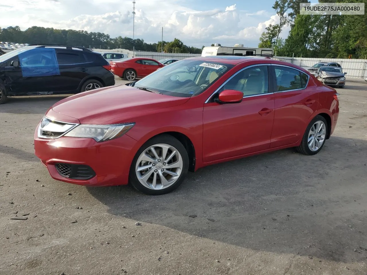 19UDE2F75JA000480 2018 Acura Ilx Premium