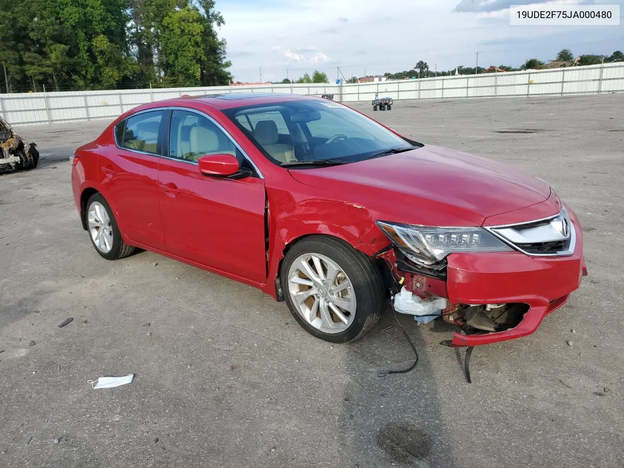 19UDE2F75JA000480 2018 Acura Ilx Premium