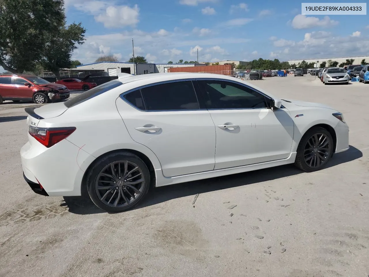 19UDE2F89KA004333 2019 Acura Ilx Premium A-Spec