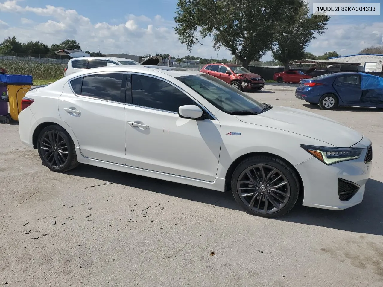 19UDE2F89KA004333 2019 Acura Ilx Premium A-Spec