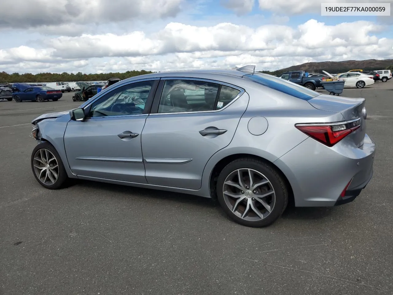 19UDE2F77KA000059 2019 Acura Ilx Premium