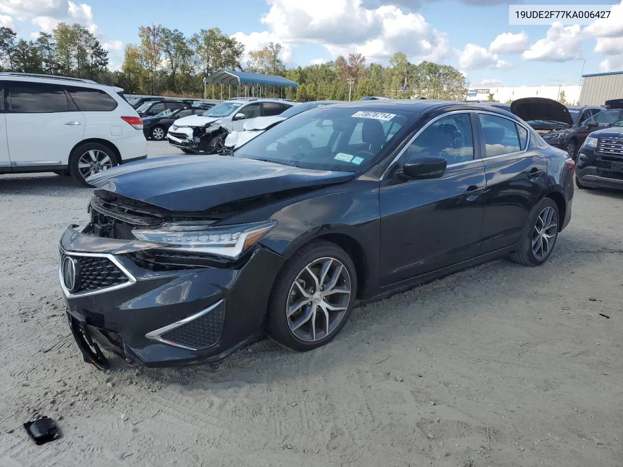 19UDE2F77KA006427 2019 Acura Ilx Premium