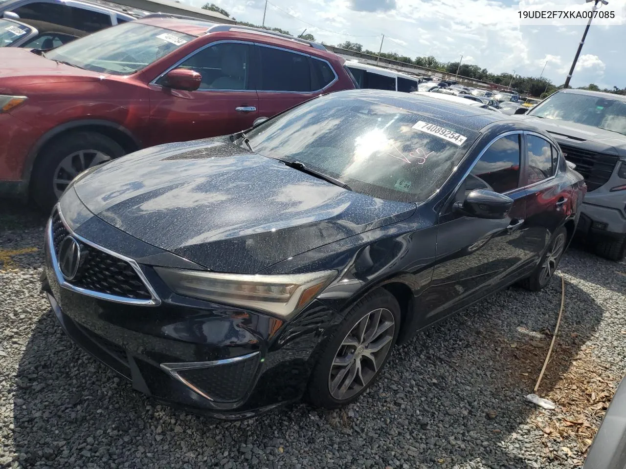 19UDE2F7XKA007085 2019 Acura Ilx Premium