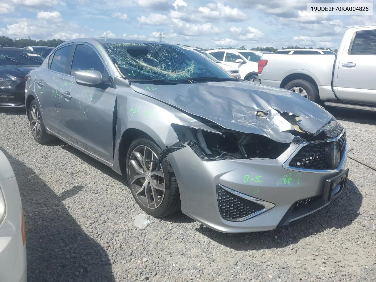 19UDE2F70KA004826 2019 Acura Ilx Premium