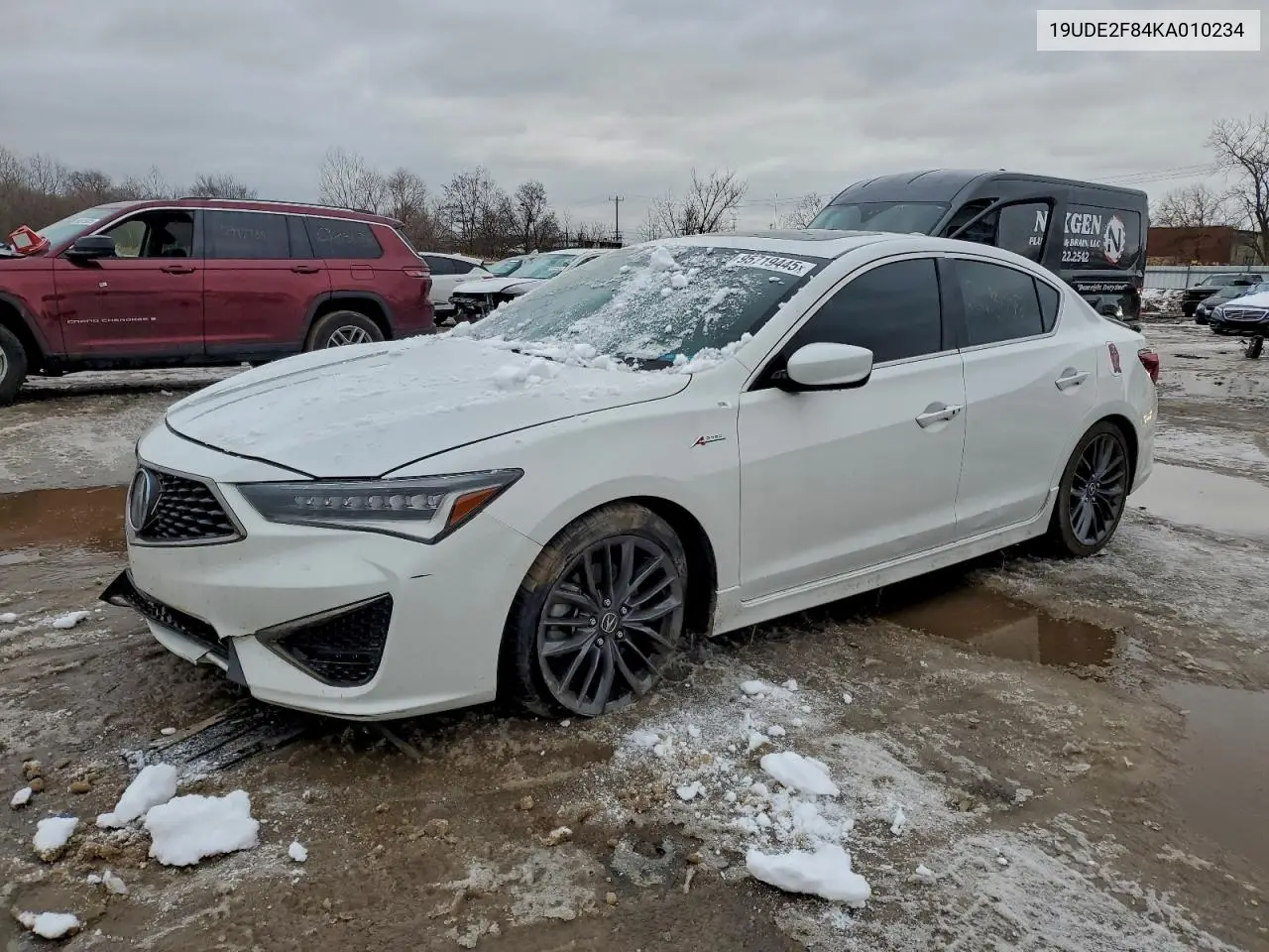 19UDE2F84KA010234 2019 Acura Ilx Premium A-Spec