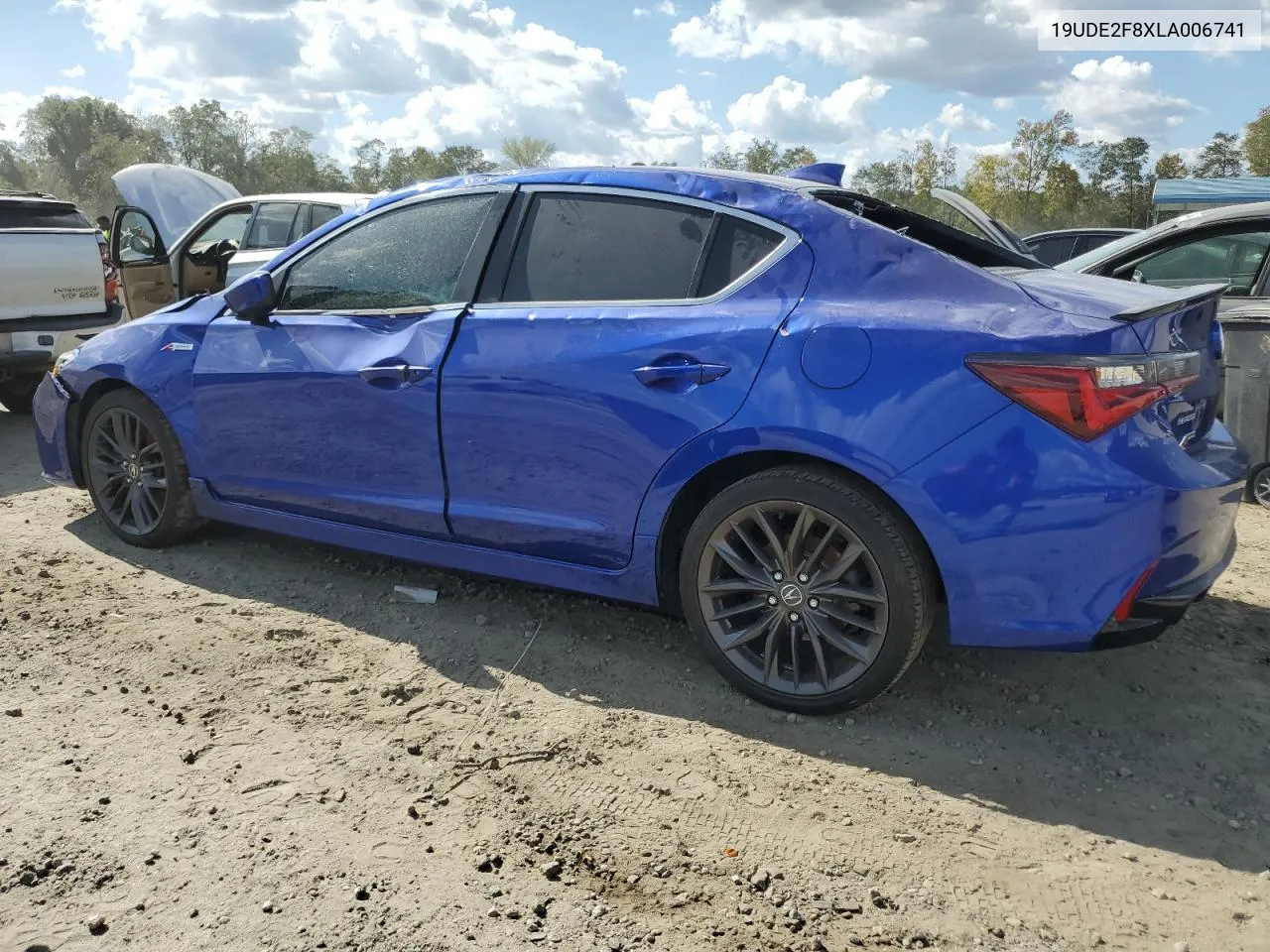 19UDE2F8XLA006741 2020 Acura Ilx Premium A-Spec