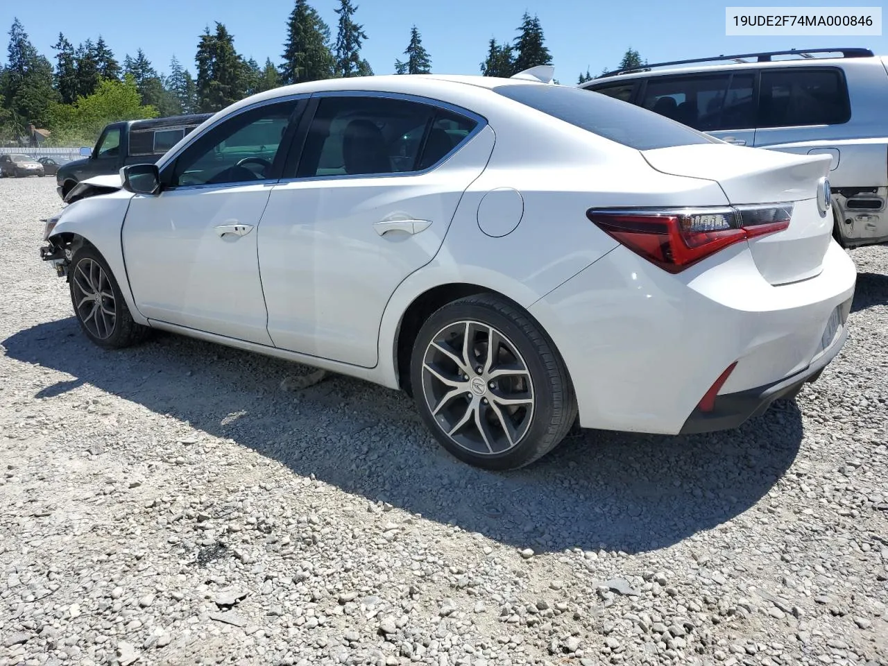 19UDE2F74MA000846 2021 Acura Ilx Premium