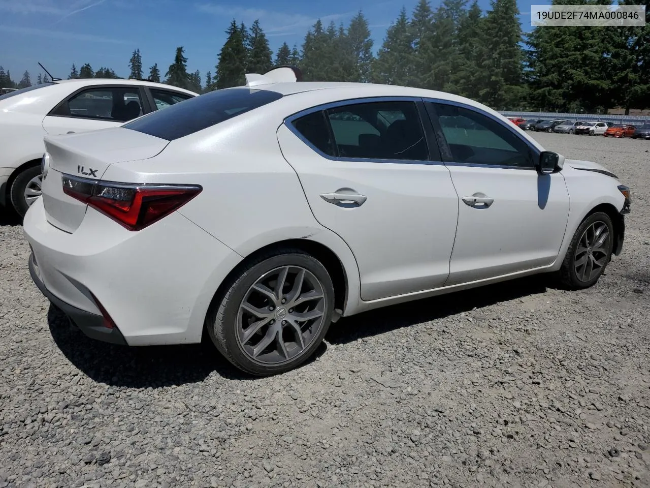 19UDE2F74MA000846 2021 Acura Ilx Premium