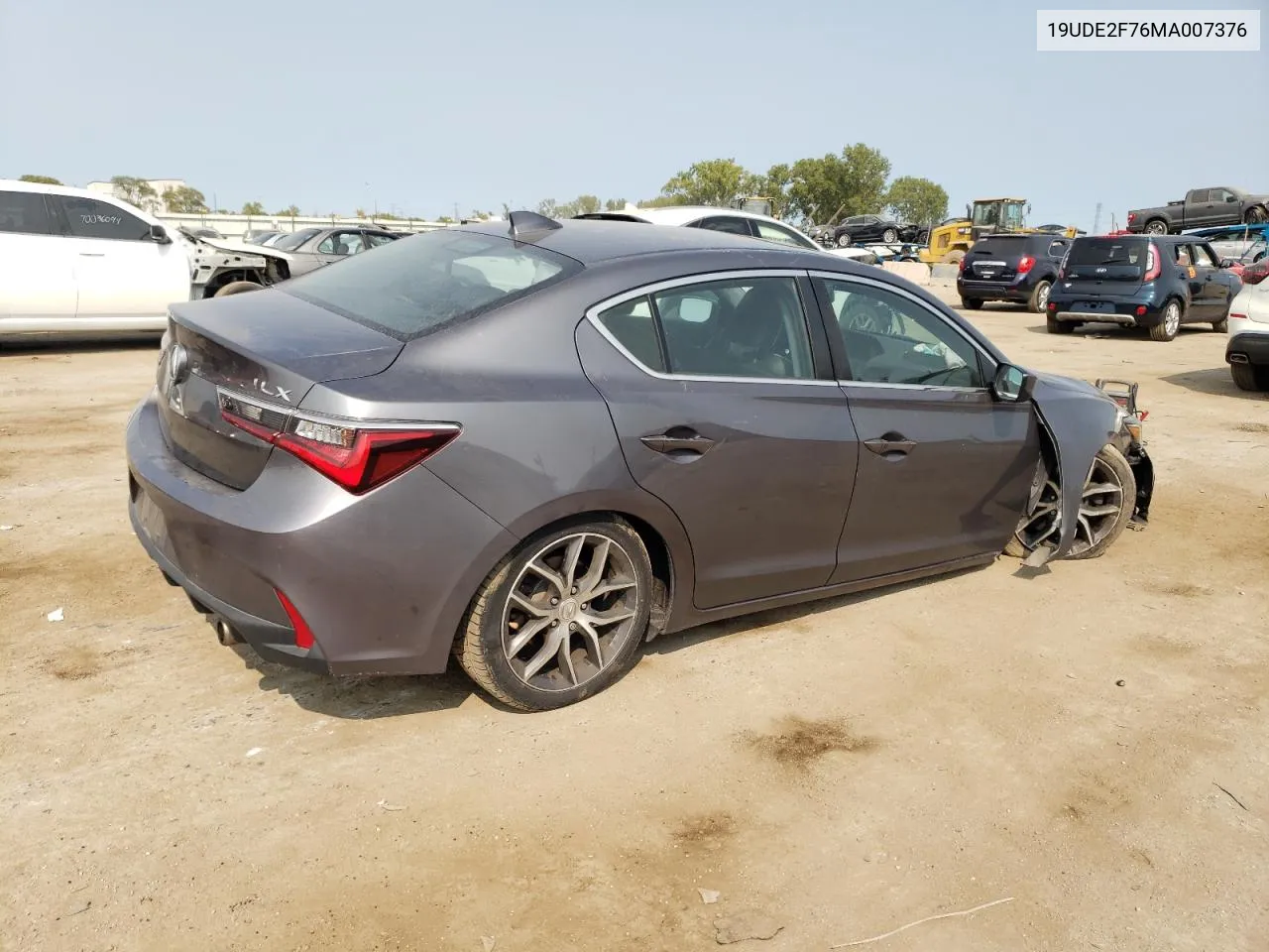 19UDE2F76MA007376 2021 Acura Ilx Premium