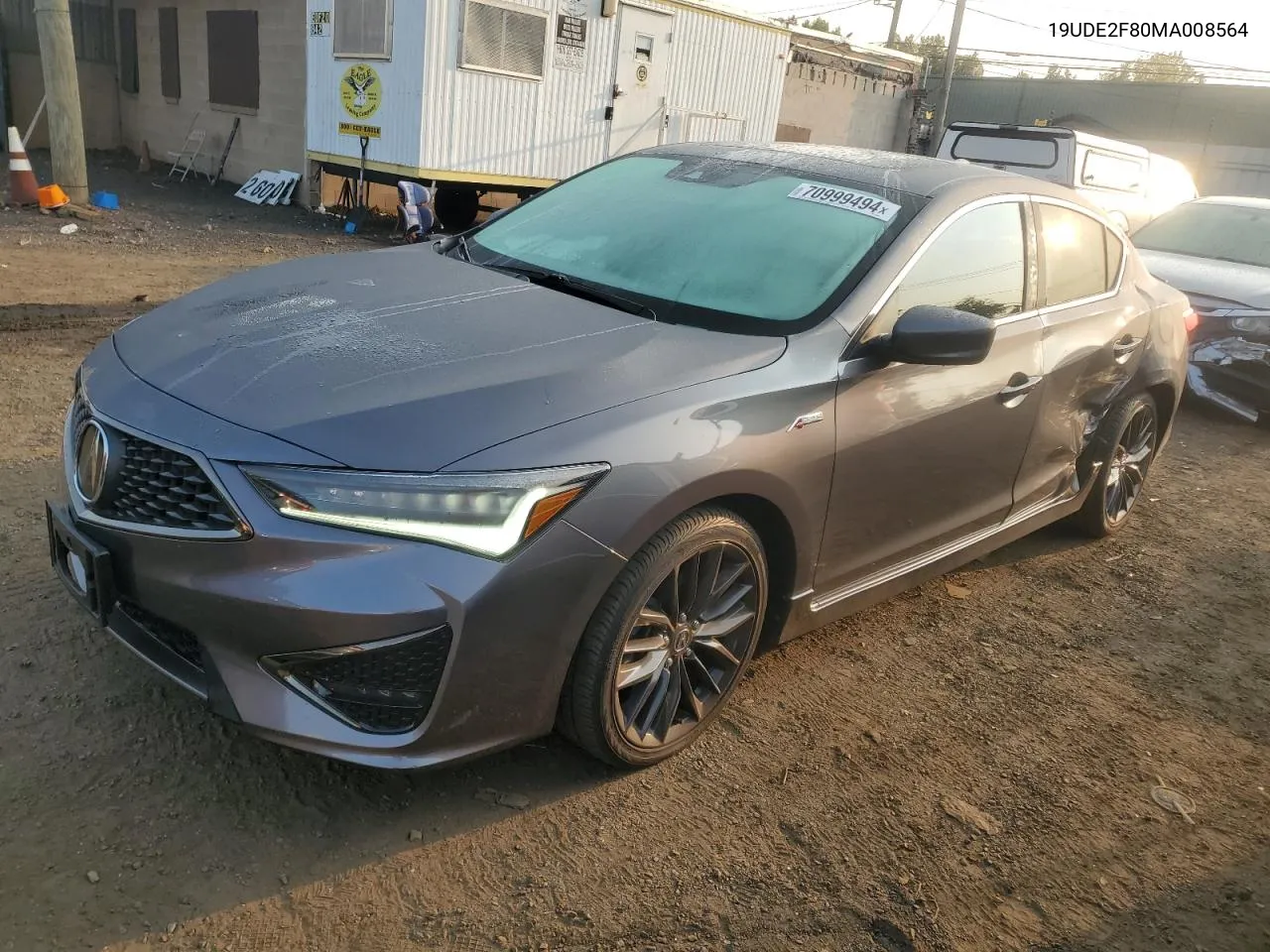 19UDE2F80MA008564 2021 Acura Ilx Premium A-Spec