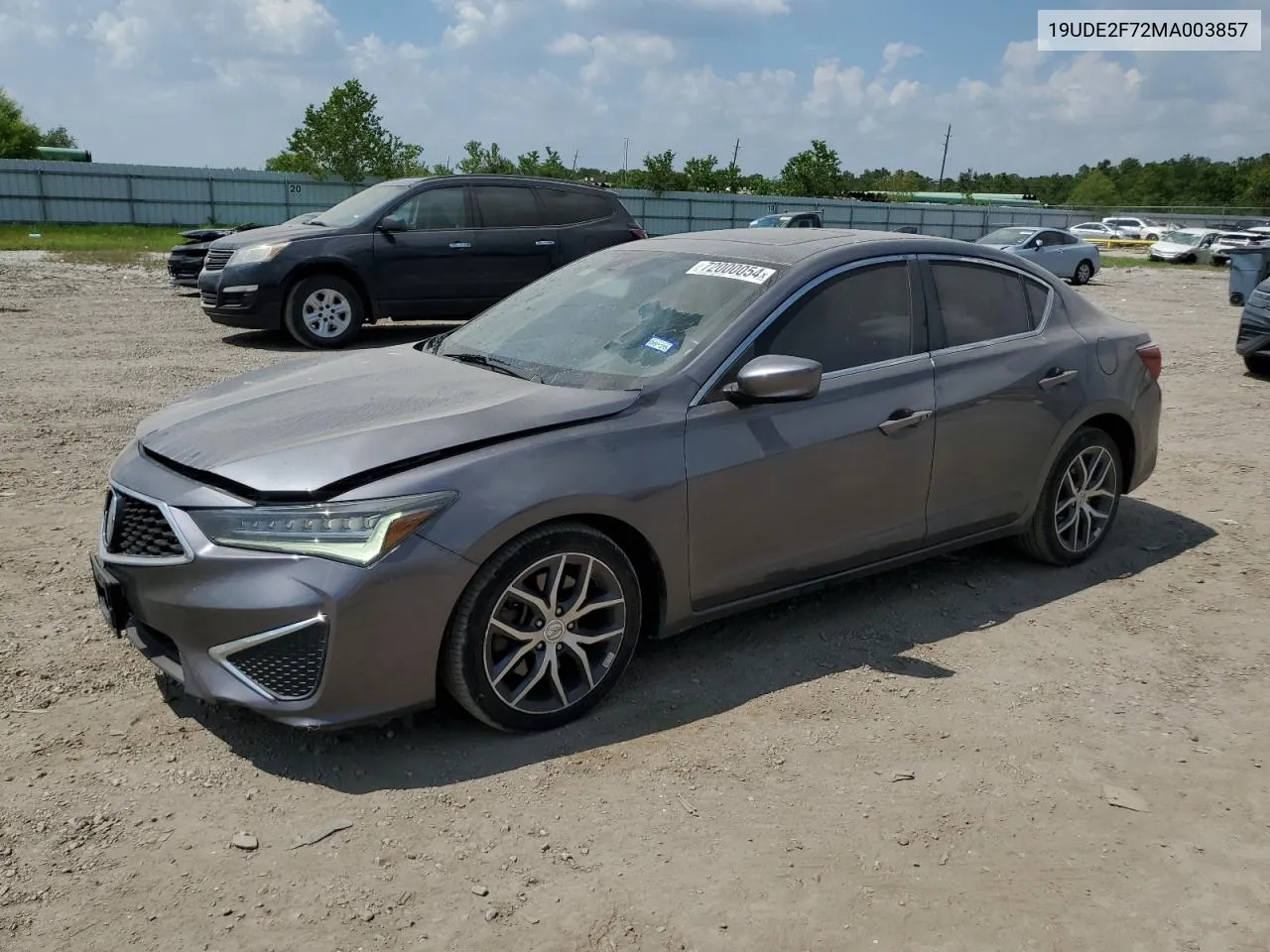 19UDE2F72MA003857 2021 Acura Ilx Premium