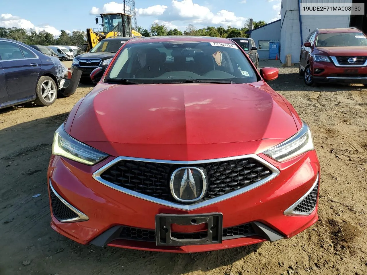 19UDE2F71MA008130 2021 Acura Ilx Premium