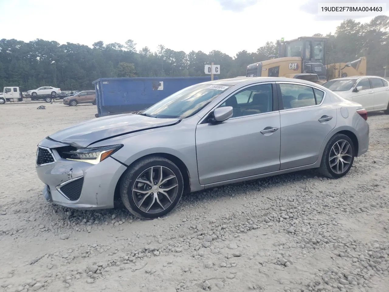 19UDE2F78MA004463 2021 Acura Ilx Premium