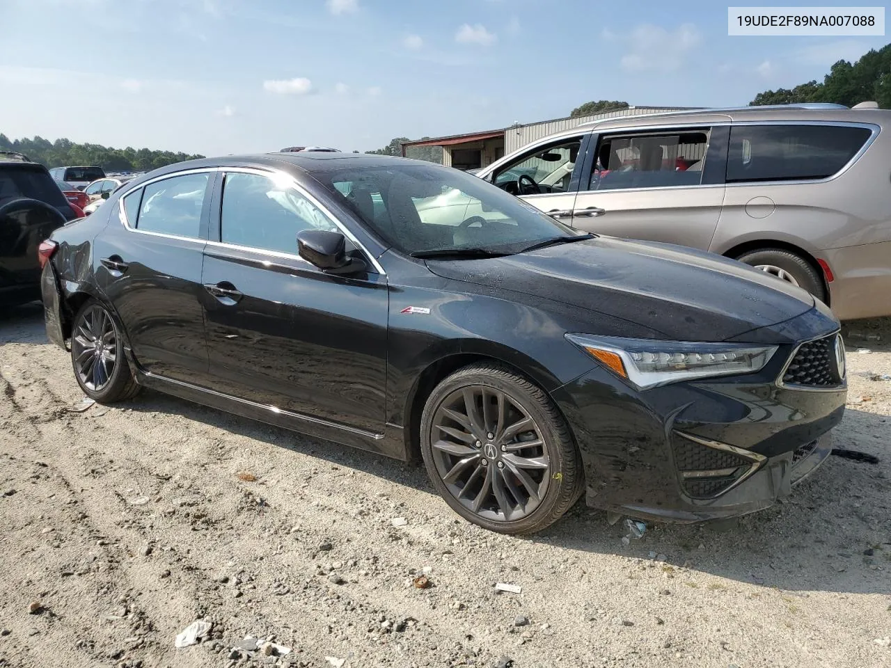 19UDE2F89NA007088 2022 Acura Ilx Premium A-Spec