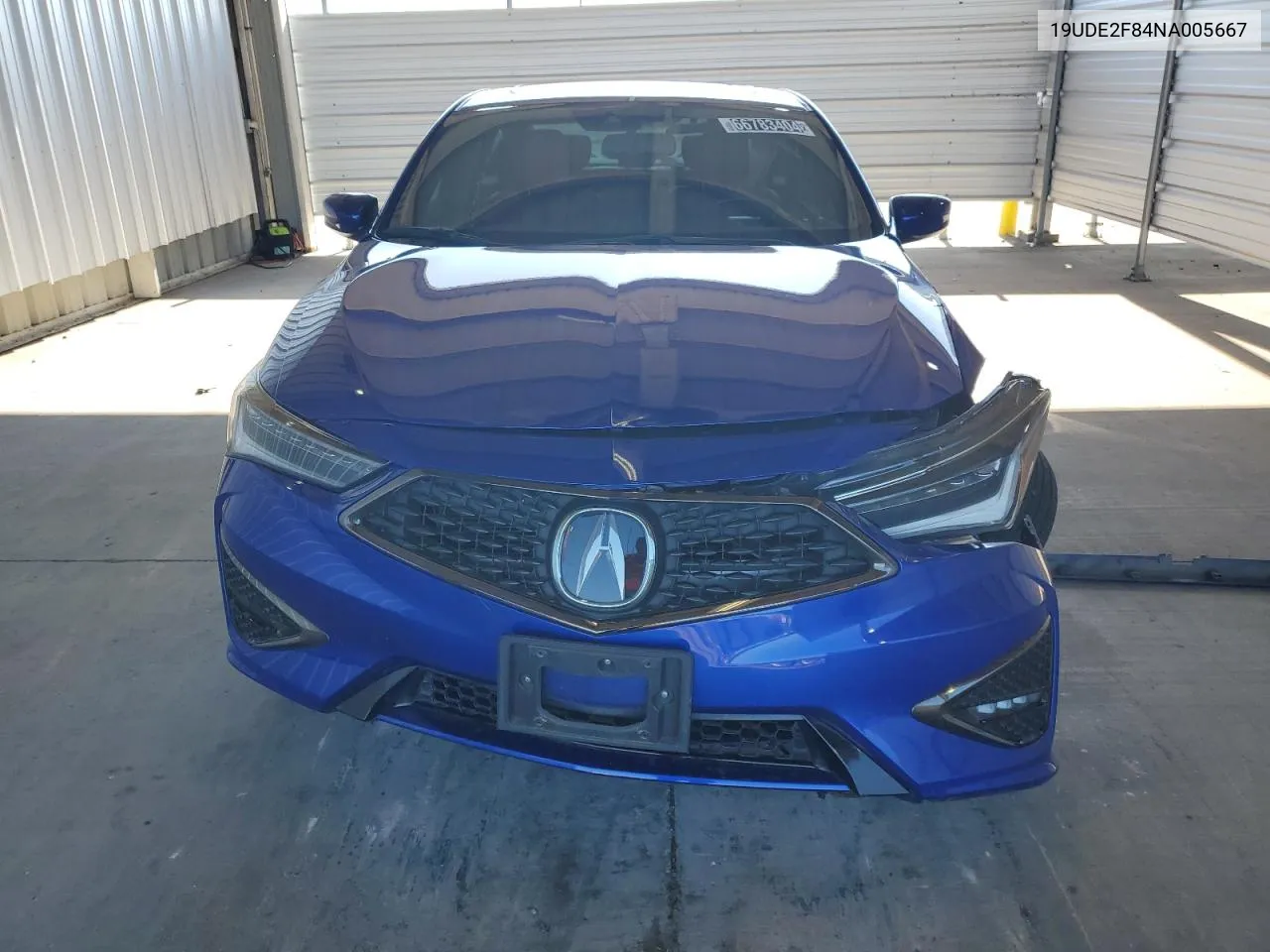 19UDE2F84NA005667 2022 Acura Ilx Premium A-Spec