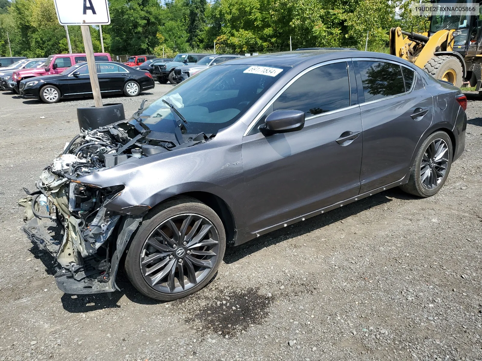 19UDE2F8XNA005866 2022 Acura Ilx Premium A-Spec