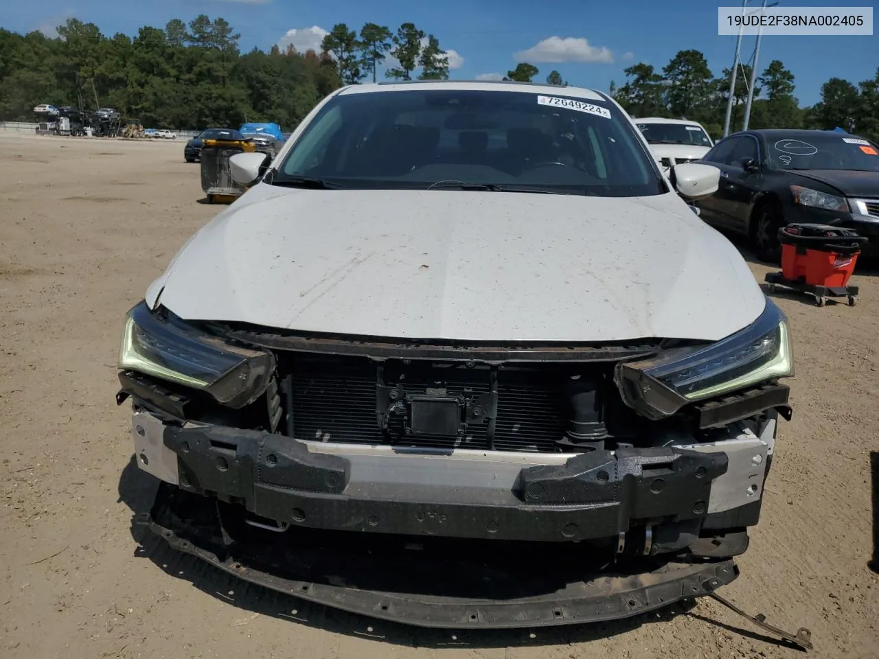 19UDE2F38NA002405 2022 Acura Ilx