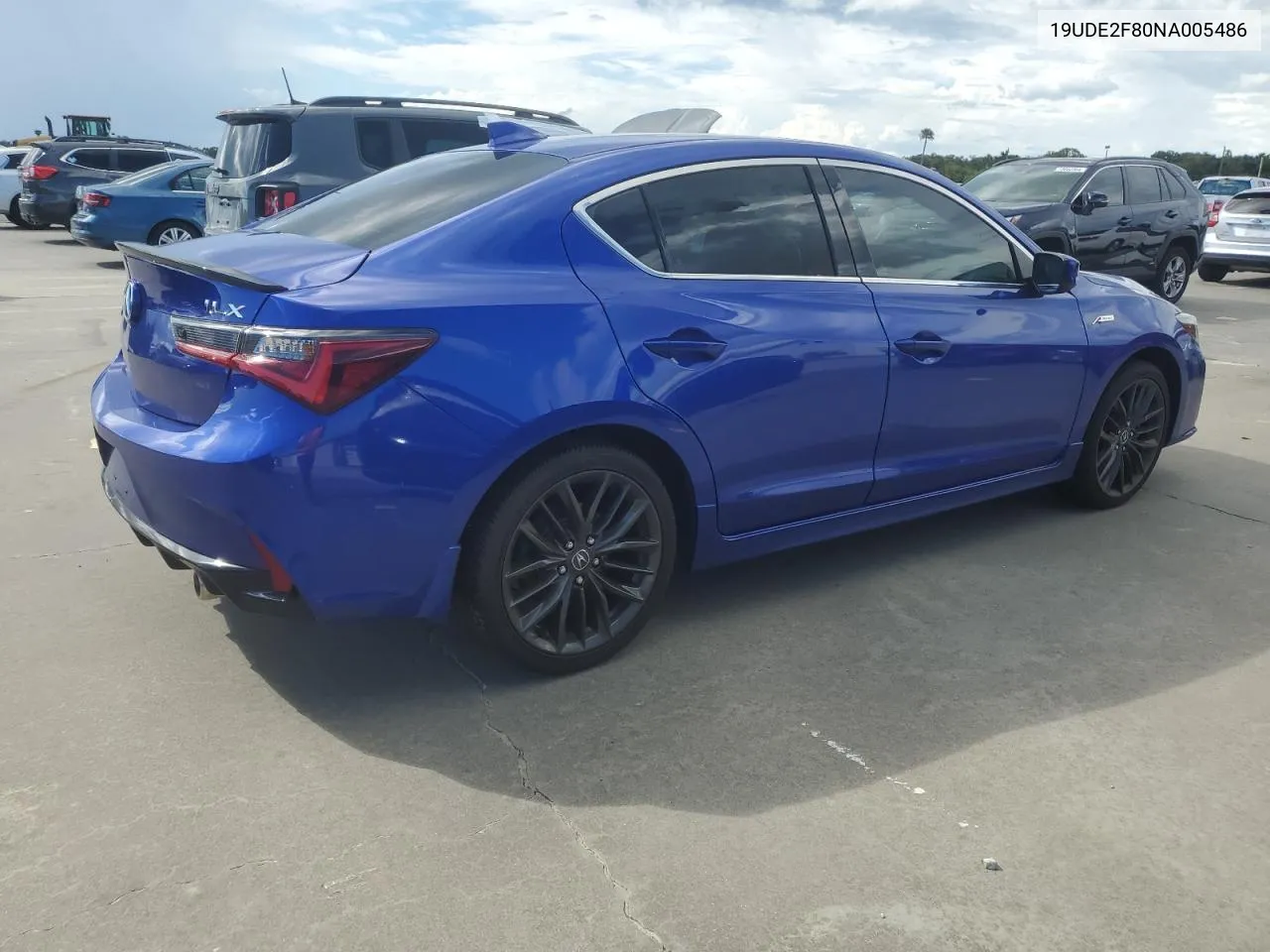 19UDE2F80NA005486 2022 Acura Ilx Premium A-Spec