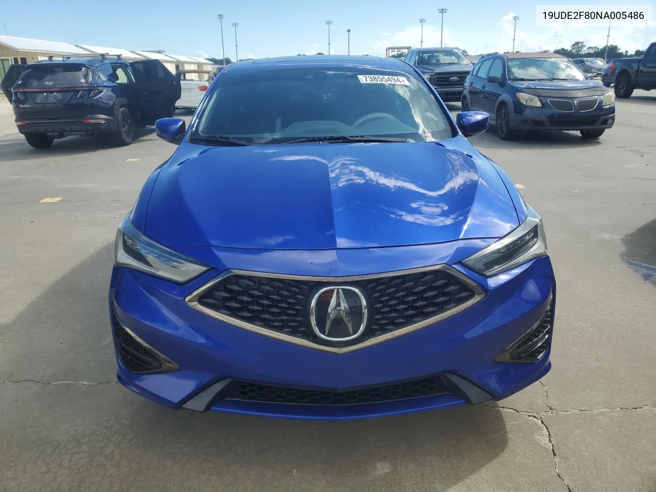 19UDE2F80NA005486 2022 Acura Ilx Premium A-Spec