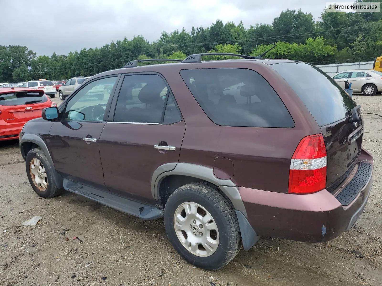 2001 Acura Mdx VIN: 2HNYD18491H506129 Lot: 63508534