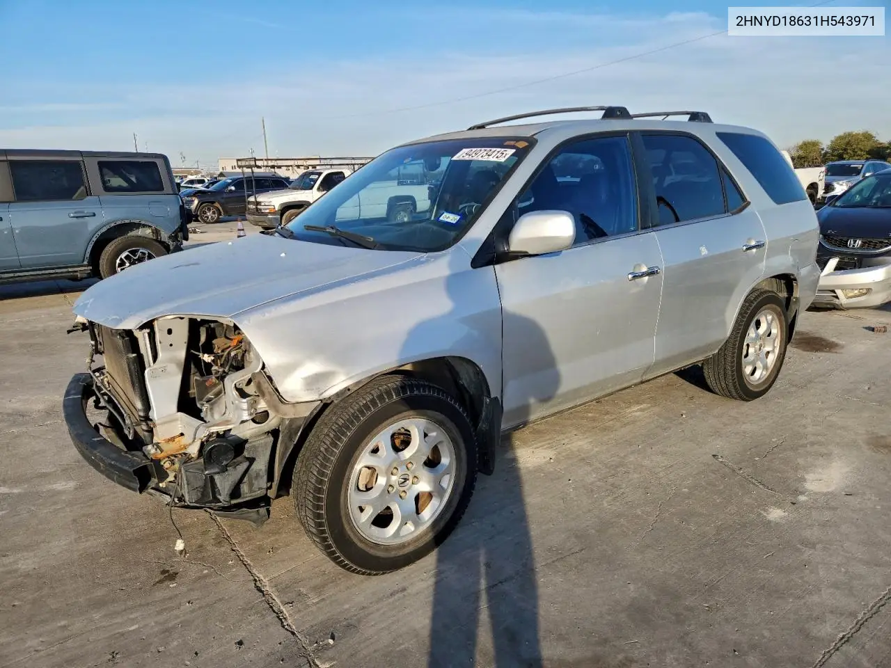 2HNYD18631H543971 2001 Acura Mdx Touring
