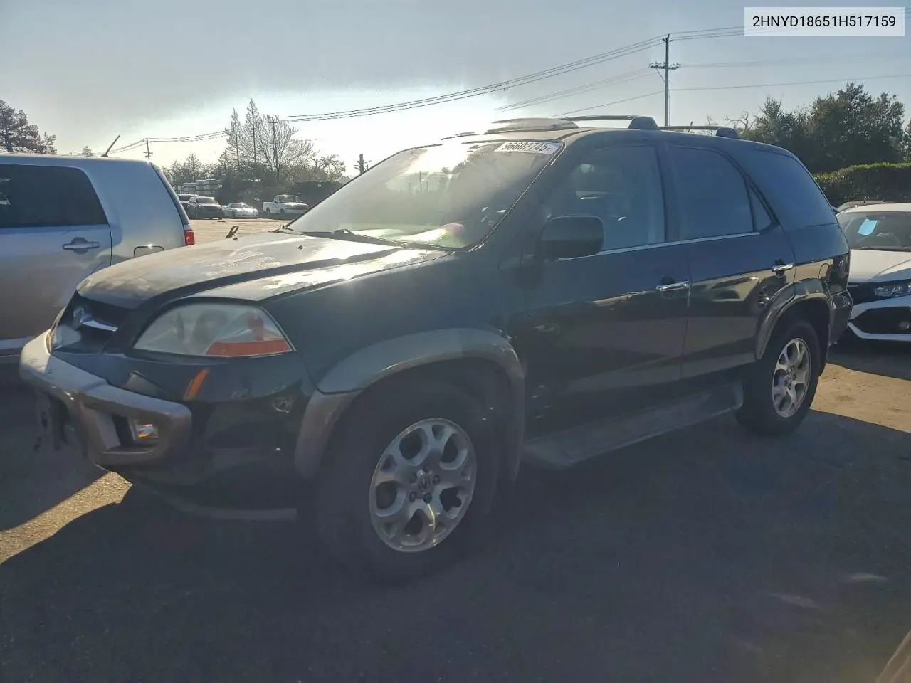 2HNYD18651H517159 2001 Acura Mdx Touring