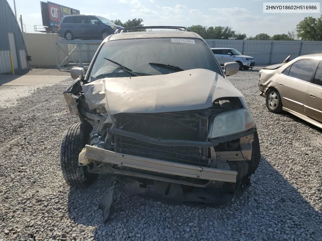 2HNYD18602H516986 2002 Acura Mdx Touring