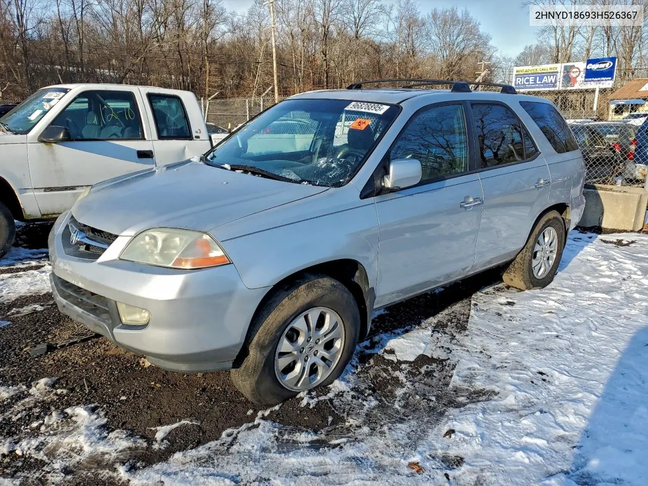 2HNYD18693H526367 2003 Acura Mdx Touring