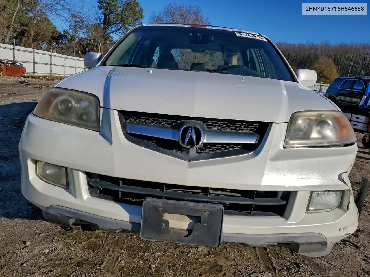 2HNYD18716H546688 2006 Acura Mdx Touring