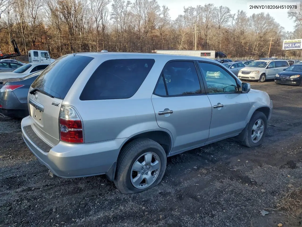2HNYD18206H510978 2006 Acura Mdx