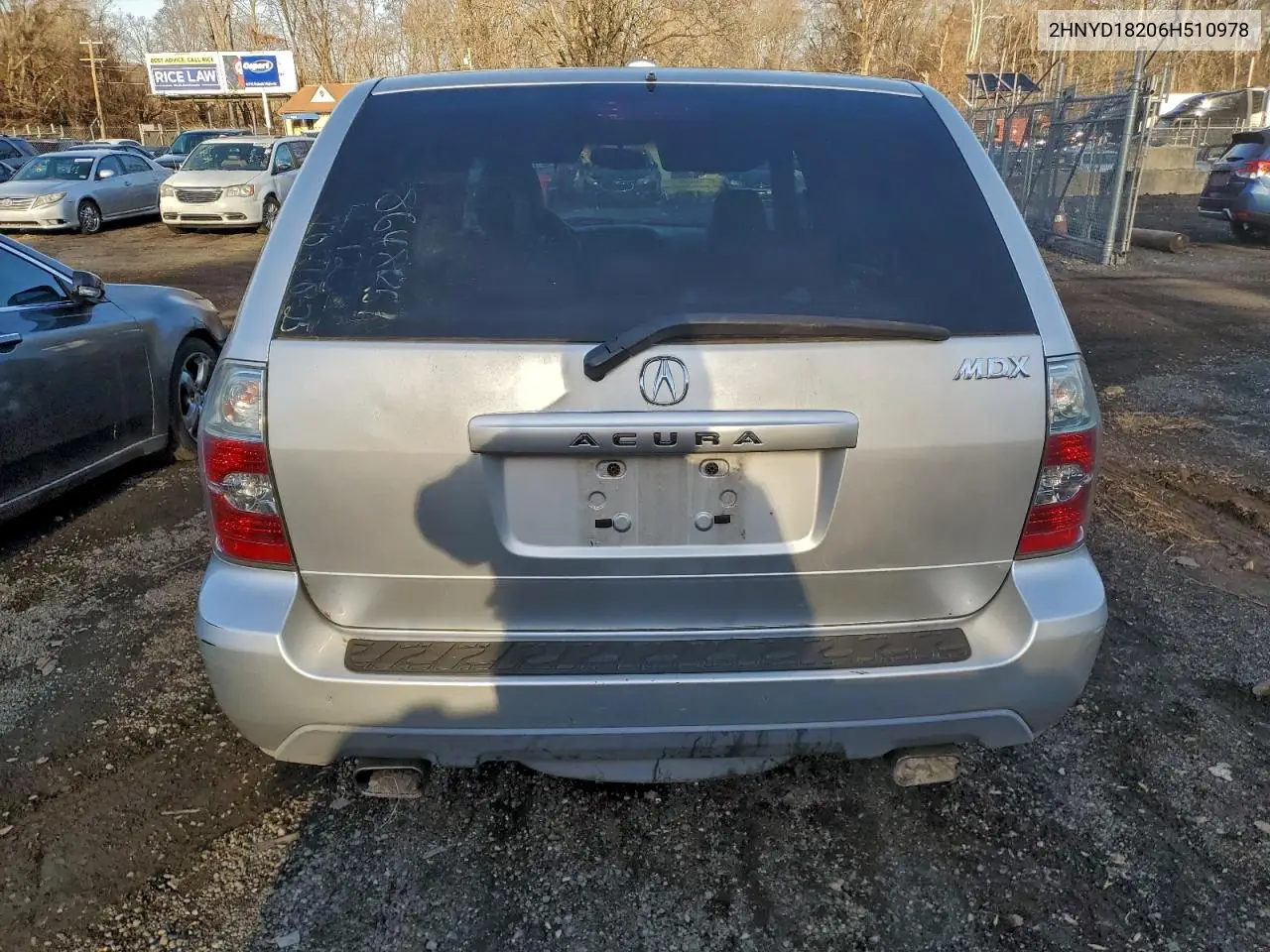 2HNYD18206H510978 2006 Acura Mdx